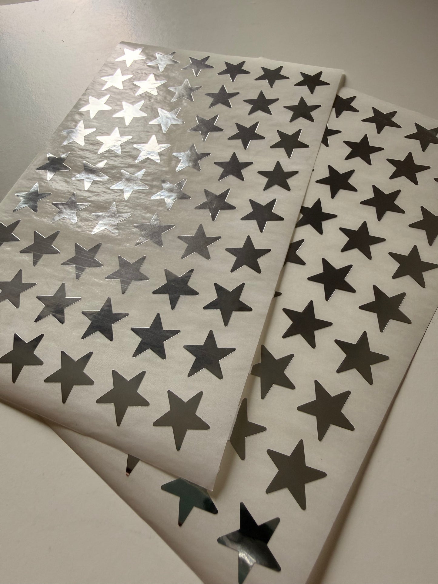 Stern Sticker Silber
